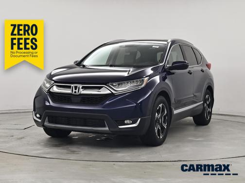 Blue 2017 Honda CR-V Touring