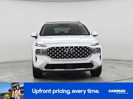 White 2022 Hyundai SANTA FE SEL