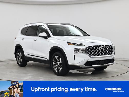 White 2022 Hyundai SANTA FE SEL