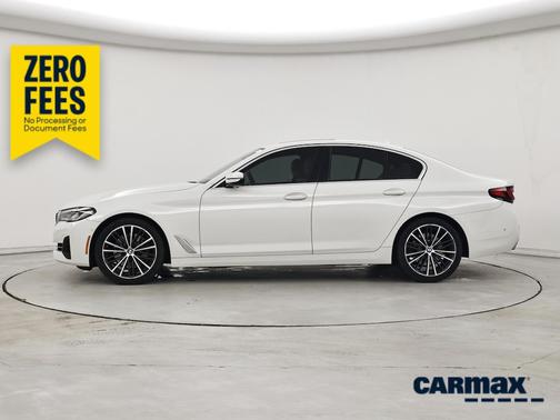 White 2021 BMW 530 I