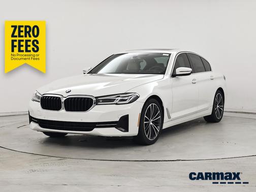 White 2021 BMW 530 I