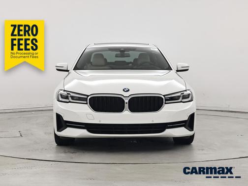 White 2021 BMW 530 I