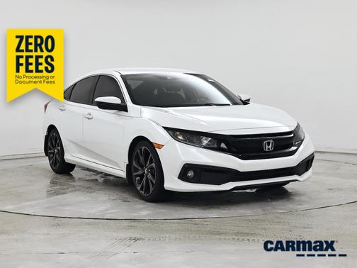 White 2020 Honda Civic Sport