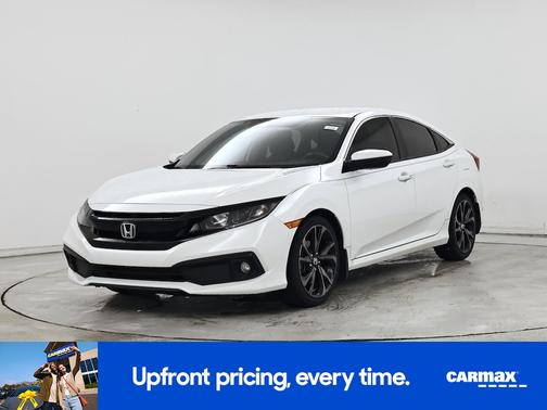 White 2020 Honda Civic Sport