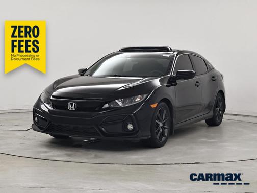Black 2021 Honda Civic EX