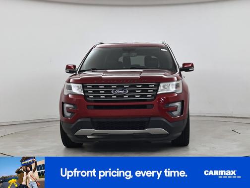 Red 2017 Ford Explorer XLT