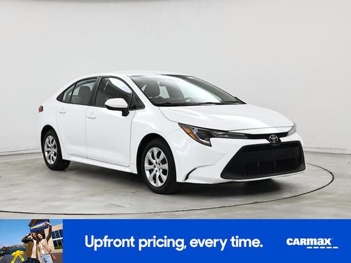 White 2022 Toyota Corolla LE