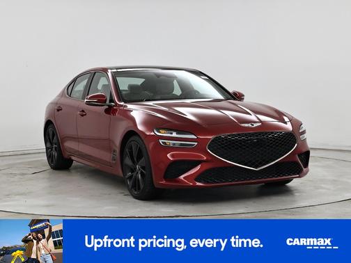 Red 2023 Genesis G70 2.0T