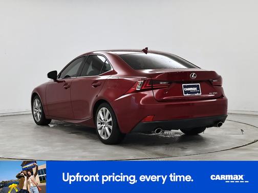 Red 2015 Lexus IS 250