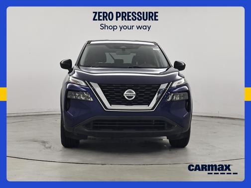 Blue 2021 Nissan Rogue S