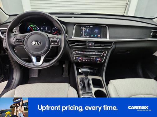 Blue 2017 Kia Optima Hybrid EX