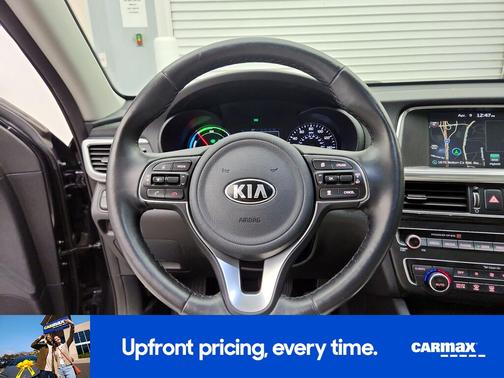 Blue 2017 Kia Optima Hybrid EX