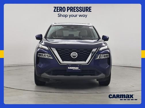 Blue 2021 Nissan Rogue SV