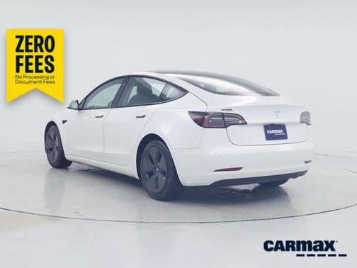 White 2021 Tesla Model 3 Standard Range Plus