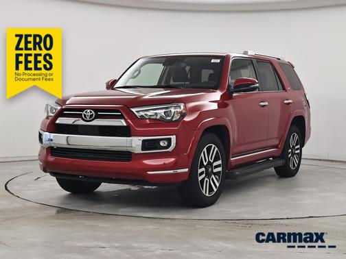 Red 2021 Toyota 4Runner Limited