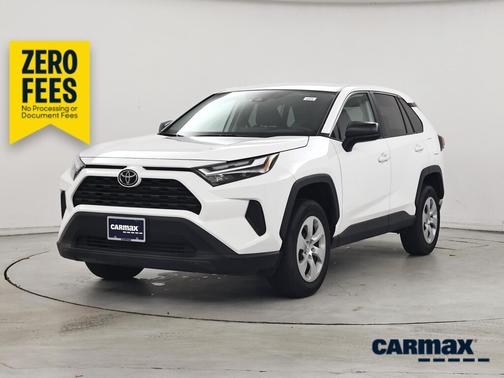 White 2025 Toyota RAV4 LE