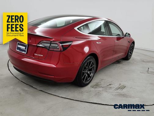 Red 2020 Tesla Model 3 Performance