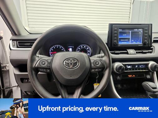 White 2021 Toyota RAV4 LE