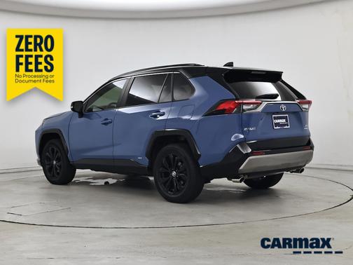 Blue 2023 Toyota RAV4 Hybrid XSE