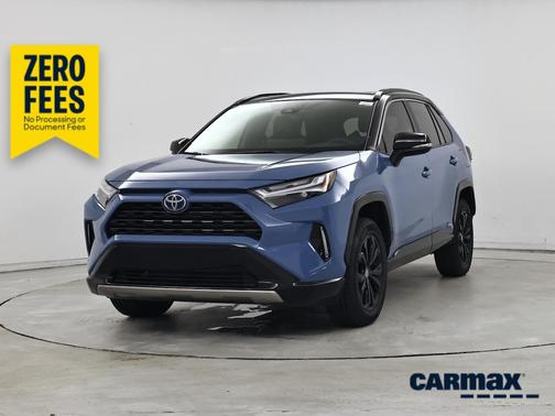 Blue 2023 Toyota RAV4 Hybrid XSE