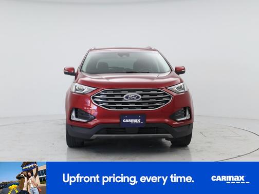 Red 2020 Ford Edge Titanium
