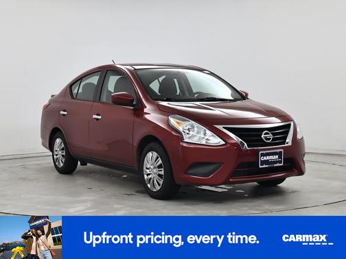 Red 2016 Nissan Versa SV
