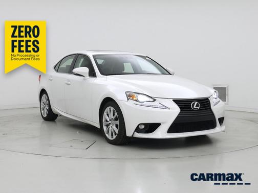 White 2016 Lexus IS 200t