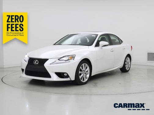 White 2016 Lexus IS 200t