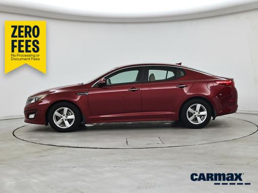 Red 2015 Kia Optima LX
