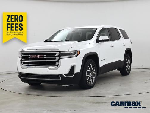 White 2021 GMC Acadia SLE