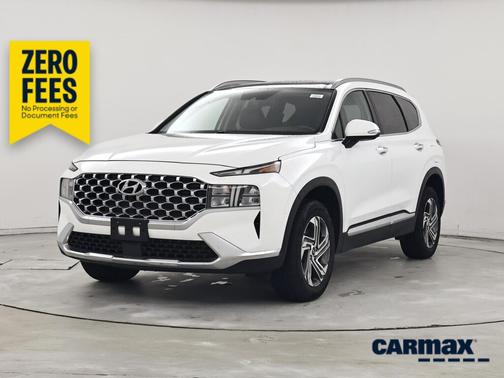 White 2023 Hyundai SANTA FE SEL