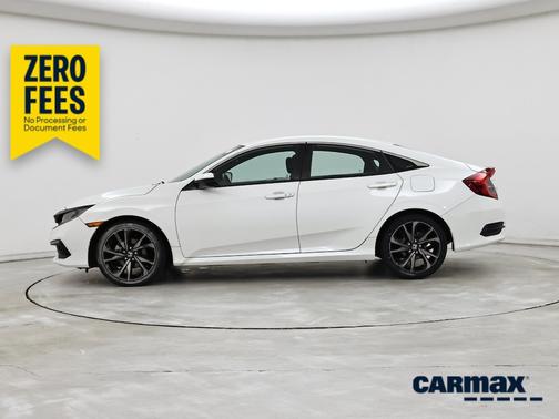 White 2019 Honda Civic Sport