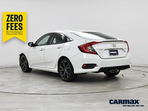 White 2019 Honda Civic Sport