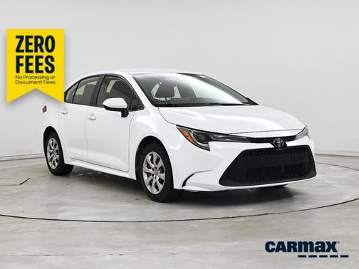 White 2022 Toyota Corolla LE