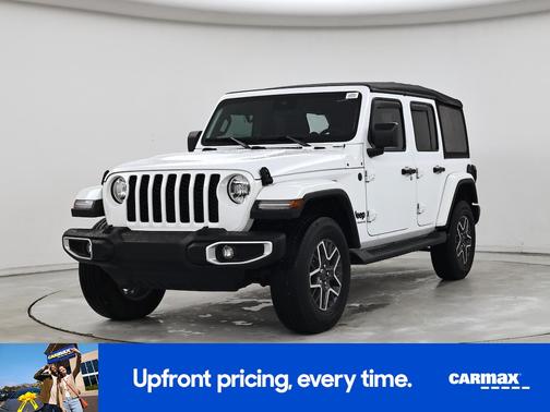 White 2025 Jeep Wrangler Sahara