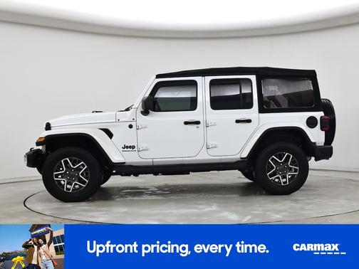 White 2025 Jeep Wrangler Sahara