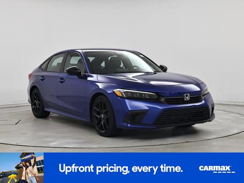 Blue 2024 Honda Civic Sport