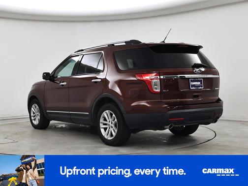 Orange 2015 Ford Explorer XLT