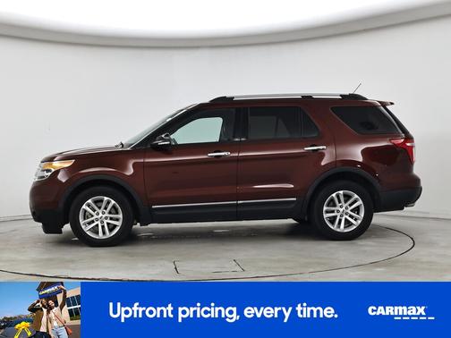 Orange 2015 Ford Explorer XLT