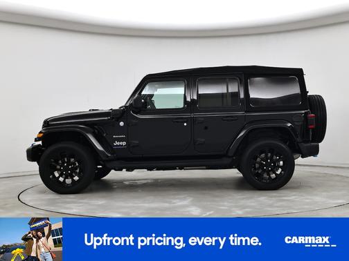 Black 2023 Jeep Wrangler 4xe Unlimited Sahara