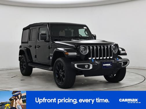 Black 2023 Jeep Wrangler 4xe Unlimited Sahara