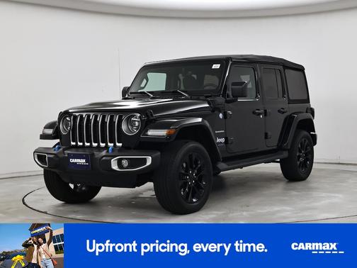 Black 2023 Jeep Wrangler 4xe Unlimited Sahara