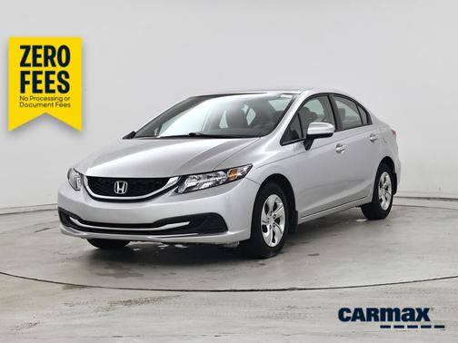 Silver 2015 Honda Civic LX