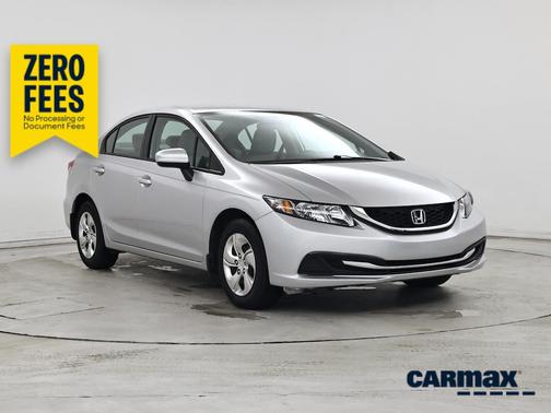 Silver 2015 Honda Civic LX