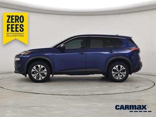 Blue 2021 Nissan Rogue SV