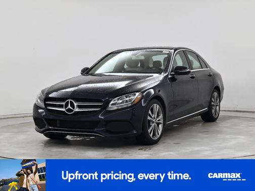 Blue 2017 Mercedes-Benz C-Class