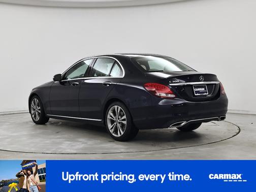 Blue 2017 Mercedes-Benz C-Class