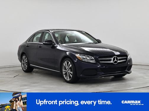 Blue 2017 Mercedes-Benz C-Class