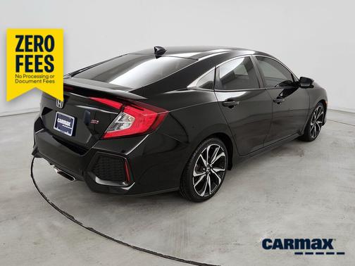 Black 2017 Honda Civic SI