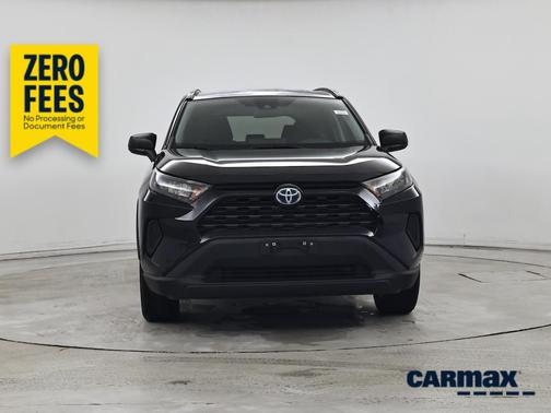 Black 2021 Toyota RAV4 Hybrid LE